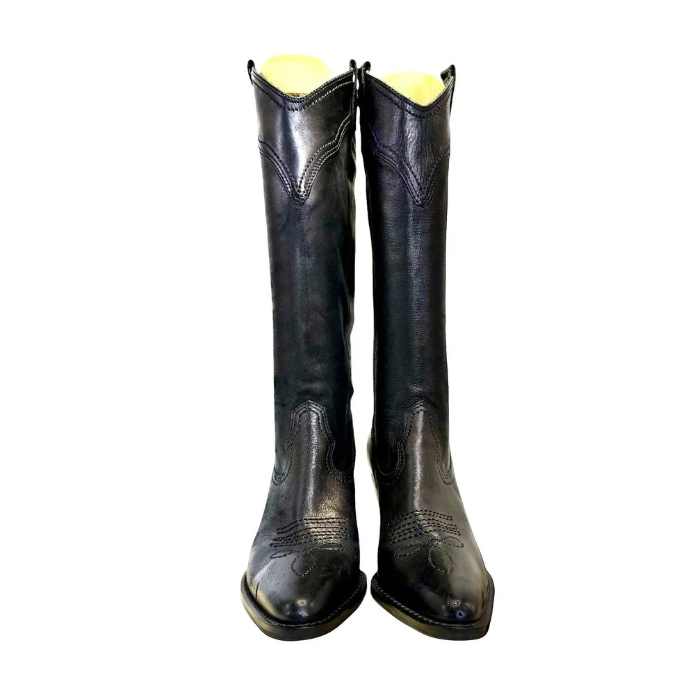 White Mountain Women's Black Leather 
